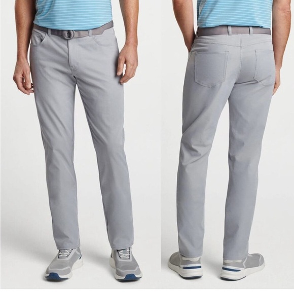 Peter Millar Other - NWT PETER MILLAR CROWN SPORT eb66 Performance five Pocket Pants gale gray 34x30